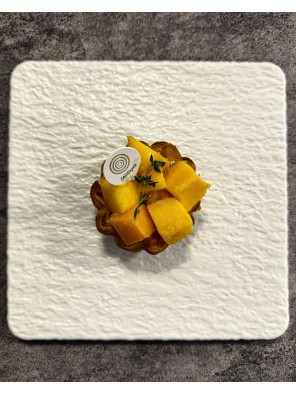 芒果酥皮布丁撻