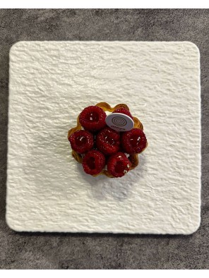 紅桑子酥皮布丁撻