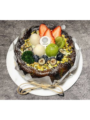 開心果。巴斯克芝士蛋糕